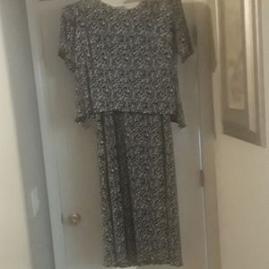 Black and Ivory Dress